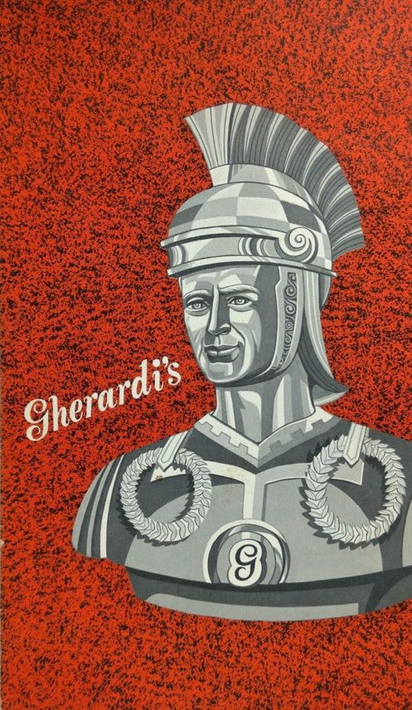Gherardis Restaurant - Menu Cover (newer photo)